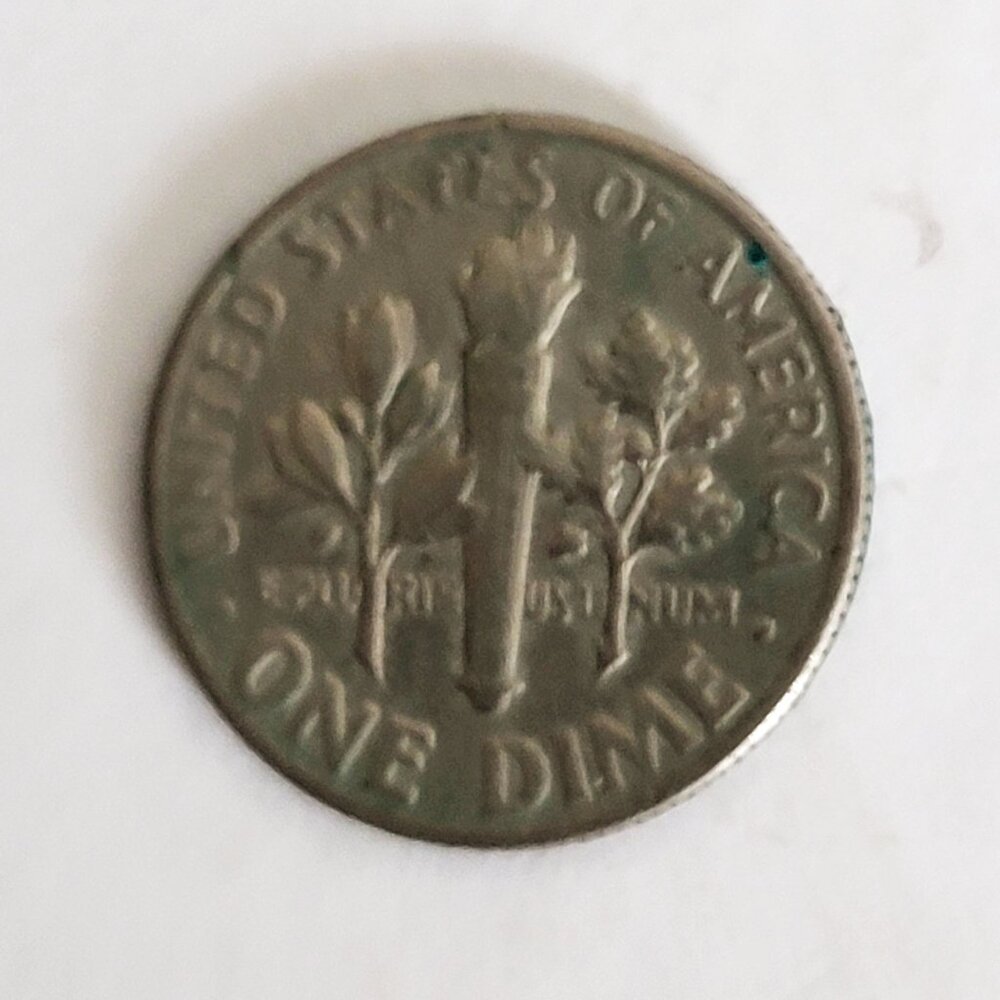 1967 US Roosevelt 10 Cent Coin